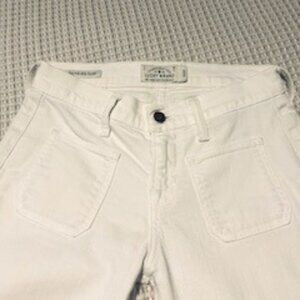 White Lucky Brand Flare Jeans